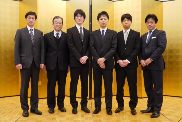 右から若井教授、佐藤敦先生、茂木大輔先生