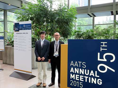 AATS Annual Meeting 2015＠Seattle USA